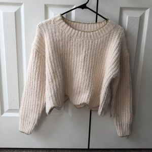 Scalloped sweater